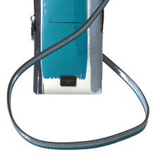 Load image into Gallery viewer, Dolce &amp; Gabbana Elegant Leather Crossbody Phone Bag in Blue &amp; White
