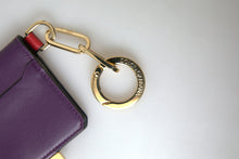 Load image into Gallery viewer, Dolce &amp; Gabbana Purple Leather French Flap Wallet
