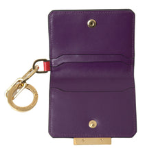 Load image into Gallery viewer, Dolce &amp; Gabbana Purple Leather French Flap Wallet
