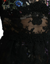Load image into Gallery viewer, Dolce &amp; Gabbana Multicolor Floral Print Lace Sheath Dress
