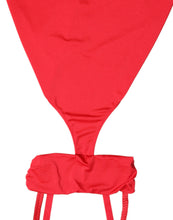 Load image into Gallery viewer, Dolce &amp; Gabbana Red Cutout Nylon Sheath Sleeveless Mini Dress
