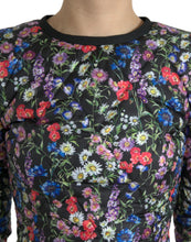 Load image into Gallery viewer, Dolce &amp; Gabbana Multicolor Floral Nylon Sheath Mini Dress
