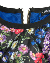 Load image into Gallery viewer, Dolce &amp; Gabbana Multicolor Floral Nylon Sheath Mini Dress
