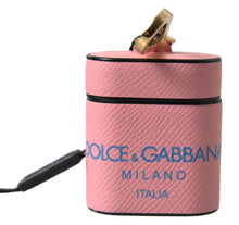 Load image into Gallery viewer, Dolce &amp; Gabbana Chic Calf Leather Airpods Case in Pink
