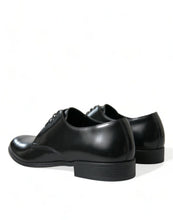 Load image into Gallery viewer, Dolce &amp; Gabbana Black Leather Lace Up Men Dress Derby Shoes
