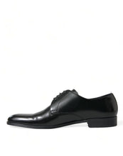 Load image into Gallery viewer, Dolce &amp; Gabbana Black Leather Lace Up Men Dress Derby Shoes
