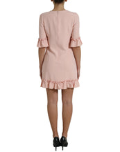 Load image into Gallery viewer, Dolce &amp; Gabbana Light Pink Viscose A-line Shift Mini Dress
