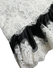 Load image into Gallery viewer, Dolce &amp; Gabbana Black White Lace See Through A-Line Sleeveless Dress
