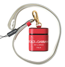 Load image into Gallery viewer, Dolce &amp; Gabbana Elegant Red Leather Airpods Case
