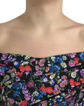 Load image into Gallery viewer, Dolce &amp; Gabbana Multicolor Floral Sheath Off Shoulder Dress
