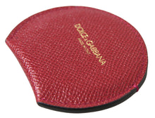 Load image into Gallery viewer, Dolce &amp; Gabbana Chic Red Leather Hand Mirror Holder
