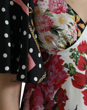 Load image into Gallery viewer, Dolce &amp; Gabbana Multicolor Floral Print Silk Twill Gown Dress
