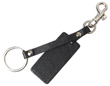 Load image into Gallery viewer, Dolce &amp; Gabbana Elegant Black Leather Keyring Accessory
