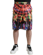 Load image into Gallery viewer, Dolce &amp; Gabbana Multicolor Luminarie Print Men Bermuda Shorts
