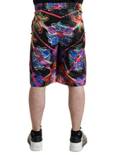 Load image into Gallery viewer, Dolce &amp; Gabbana Multicolor Luminarie Print Men Bermuda Shorts
