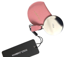 Load image into Gallery viewer, Dolce &amp; Gabbana Chic Pink Leather Hand Mirror Holder
