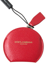 Load image into Gallery viewer, Dolce &amp; Gabbana Elegant Red Leather Mirror Holder
