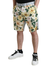 Load image into Gallery viewer, Dolce &amp; Gabbana Multicolor Floral Print Denim Bermuda Shorts
