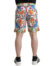 Load image into Gallery viewer, Dolce &amp; Gabbana Multicolor Majolica Print Men Bermuda Shorts
