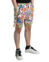 Load image into Gallery viewer, Dolce &amp; Gabbana Multicolor Majolica Print Men Bermuda Shorts
