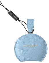 Load image into Gallery viewer, Dolce &amp; Gabbana Elegant Leather Mirror Holder in Light Blue
