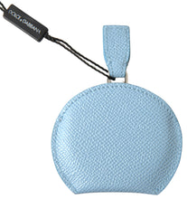 Load image into Gallery viewer, Dolce &amp; Gabbana Elegant Leather Mirror Holder in Light Blue
