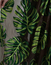 Load image into Gallery viewer, Dolce &amp; Gabbana Green Banana Leaf Sleeveless Long Maxi Dress

