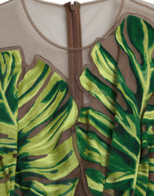 Load image into Gallery viewer, Dolce &amp; Gabbana Green Banana Leaf Sleeveless Long Maxi Dress
