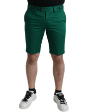 Load image into Gallery viewer, Dolce &amp; Gabbana Deep Green Cotton Stretch Men Bermuda Shorts
