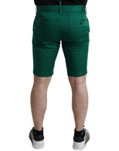 Load image into Gallery viewer, Dolce &amp; Gabbana Deep Green Cotton Stretch Men Bermuda Shorts
