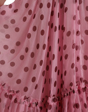 Load image into Gallery viewer, Dolce &amp; Gabbana Pink Polka Dots A-line Strapless Gown Dress
