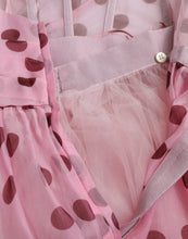 Load image into Gallery viewer, Dolce &amp; Gabbana Pink Polka Dots A-line Strapless Gown Dress
