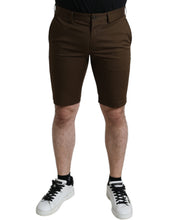 Load image into Gallery viewer, Dolce &amp; Gabbana Brown Cotton Stretch Men Bermuda Shorts
