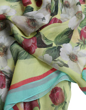 Load image into Gallery viewer, Dolce &amp; Gabbana Multicolor Floral Silk Kaftan Maxi Dress
