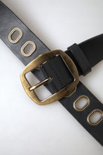 Load image into Gallery viewer, Dolce &amp; Gabbana Sleek Italian Leather Belt with Metal Buckle
