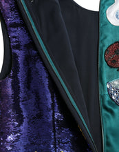 Load image into Gallery viewer, Dolce &amp; Gabbana Multicolor Patchwork Sheath Long Gown Dress
