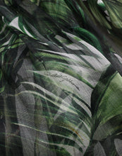 Load image into Gallery viewer, Dolce &amp; Gabbana Green Flocked Leaf Georgette A-line Dress
