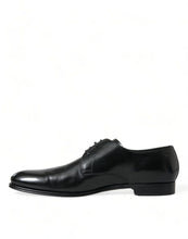 Load image into Gallery viewer, Dolce &amp; Gabbana Black Leather Lace Up Men Dress Derby Shoes
