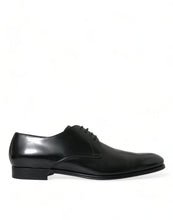 Load image into Gallery viewer, Dolce &amp; Gabbana Black Leather Lace Up Men Dress Derby Shoes
