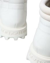 Load image into Gallery viewer, Dolce &amp; Gabbana White Vulcano Trekking Ankle Boots Shoes
