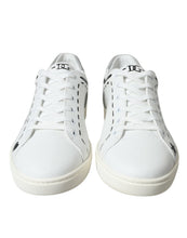 Load image into Gallery viewer, Dolce &amp; Gabbana White Gray Leather LOVE Milano Sneakers Shoes
