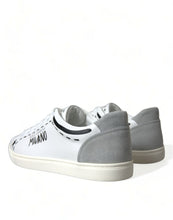 Load image into Gallery viewer, Dolce &amp; Gabbana White Gray Leather LOVE Milano Sneakers Shoes
