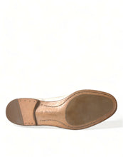 Load image into Gallery viewer, Dolce &amp; Gabbana White Distressed Leather Derby Dress Shoes
