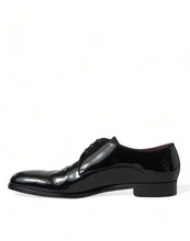 Load image into Gallery viewer, Dolce &amp; Gabbana Black Calfskin Leather Derby Dress Shoes
