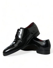 Load image into Gallery viewer, Dolce &amp; Gabbana Black Calfskin Leather Derby Dress Shoes
