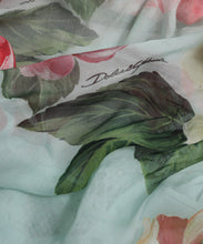 Load image into Gallery viewer, Dolce &amp; Gabbana Blue Floral Print Tiered Long Maxi Dress
