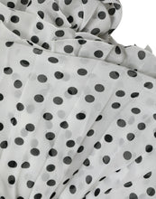 Load image into Gallery viewer, Dolce &amp; Gabbana White Polka Dot A-line Pleated Maxi Dress
