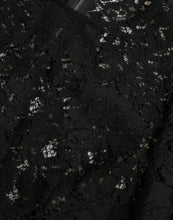 Load image into Gallery viewer, Dolce &amp; Gabbana Black Floral Lace Viscose Sheath Midi Dress
