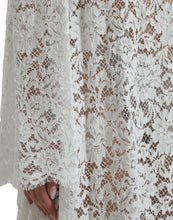Load image into Gallery viewer, Dolce &amp; Gabbana White Lace Crystal Embellished Shift Dress
