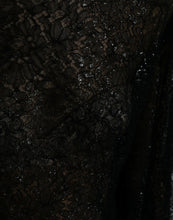 Load image into Gallery viewer, Dolce &amp; Gabbana Black Floral Lace Sheer A-line Midi Dress
